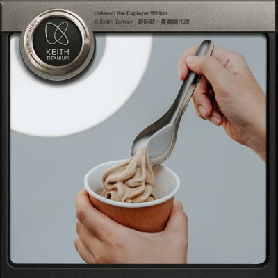 Muỗng soup titanium Keith Ti5316 - 14.5cm