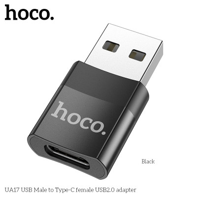Đầu chuyển usb sang type c, bộ chuyển đổi usb type c UA17 - Hàng chính hãng