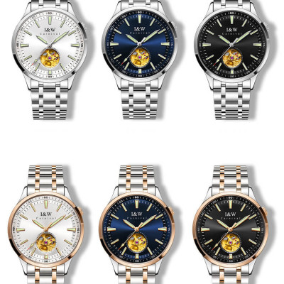 Đồng Hồ Nam I&W CARNIVAL 590G Chính Hãng Full Box Chống Nước Kính Chống Xước Dây Thép Cao Cấp BH 24T (Máy Cơ Tự Động)