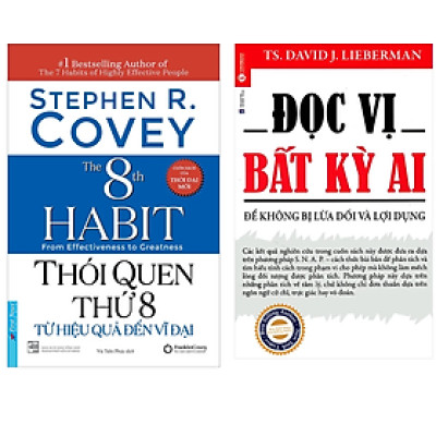 Combo 2Q: Thói Quen Thứ 8 - Từ Hiệu Quả Đến Vĩ Đại + Đọc Vị Bất Kỳ Ai (Sách Phát Triển Bản Thân/ Tư Duy Kinh Doanh Thành Công) 