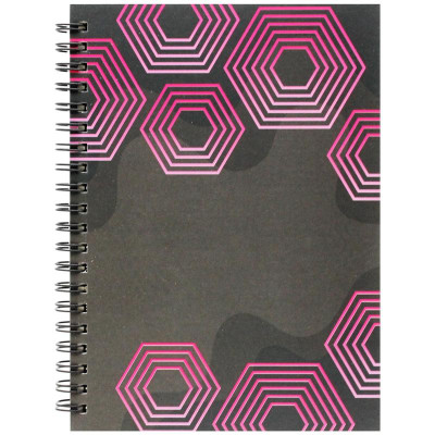 Sổ Lò Xo Bìa Cứng Geometric B6 - Kẻ Ngang - 160 Trang 80gsm - The Sun 02