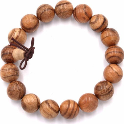 Vòng tay chuỗi hạt gỗ huỳnh đàn 12 ly (204mm)