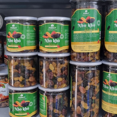 Nho Khô Chile 3 màu hộp 500gr