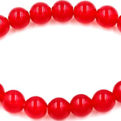 Chuỗi tay thạch anh đỏ - 8 ly 22 hạt - hợp với mệnh Thổ và mệnh Hỏa