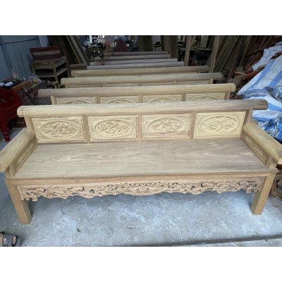 Bộ bàn ghế trường kỷ gỗ gụ sang trọng