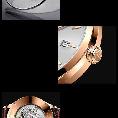 Đồng hồ nam chính hãng LOBINNI L16005-1 fullbox,Kính sapphire ,chống xước,chống nước,mặt trắng vàng dây da nâu xịn, thép không gỉ 316L,Đồng hồ cơ (Automatic) bảo hành 24 tháng, Mới 100%,thiết kế đơn giản trẻ trung và sang trọng