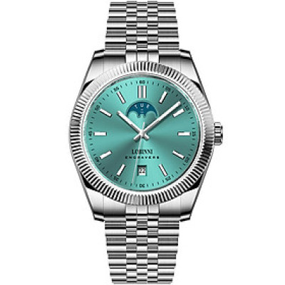 Đồng hồ nam chính hãng LOBINNI L19018-1,Kính Sapphire,chống xước,chống nước 50M,BH 24 tháng,máy cơ(Automatic)