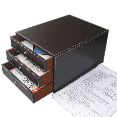 Bộ 8 sản phẩm văn phòng phẩm bằng da cao cấp