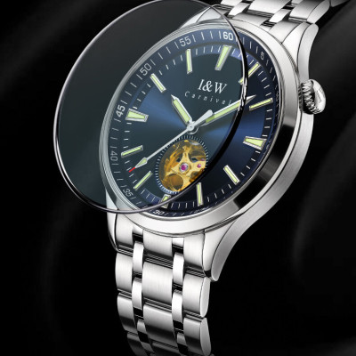 Đồng Hồ Nam I&W CARNIVAL 590G Chính Hãng Full Box Chống Nước Kính Chống Xước Dây Thép Cao Cấp BH 24T (Máy Cơ Tự Động)