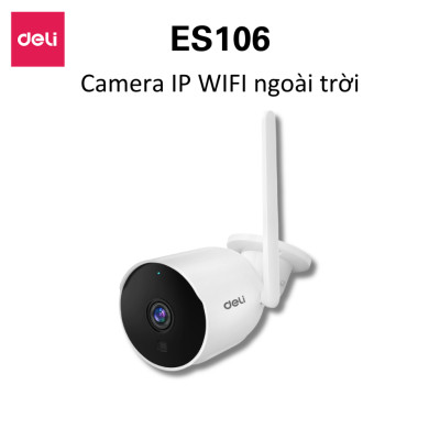 Camera WIFI IP DELI Hàng Chính Hãng Xoay 360 Độ Đàm Thoại 2 Chiều Mắt Nhìn Hồng Ngoại Theo Dõi Phát Hiện Chuyển Động