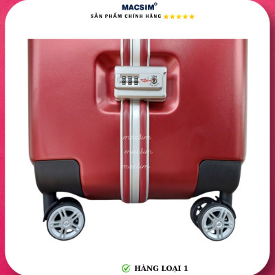 Vali cao cấp Macsim Aksen hàng loại 1 MSAK8236 cỡ 28 inch màu đỏ