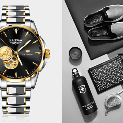 Đồng hồ nam chính hãng KASSAW K777-2 (Mạ vàng 24k)