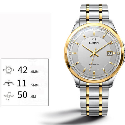 Đồng hồ nam chính hãng LOBINNI L9004-1 chuẩn Thụy Sỹ