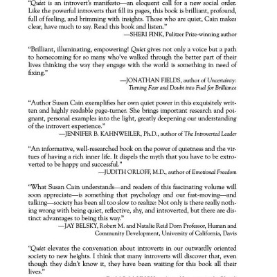 Quiet: The Power Of Introverts In A World That Can