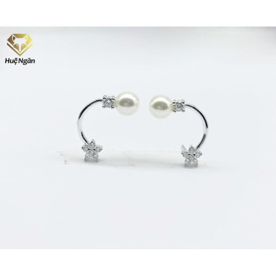 Bông tai bạc Ý 925 Huệ Ngân - Moon and Star New Style RYE140733
