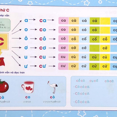 Tư Duy Ngôn Ngữ - Tập Đánh Vầng Tiếng Việt Qua Sơ Đồ Tư Duy (4-6 Tuổi)