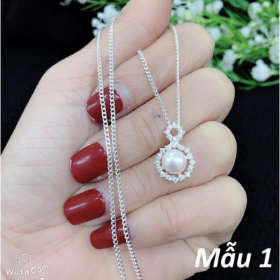 Dây chuyền nữ thời trang mặt tim chất liệu bằng bạc s925 MS0990