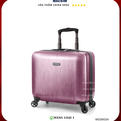 Vali cao cấp Macsim Smooire MSSM334 cỡ 16 inch màu hồng - Hàng loại 1