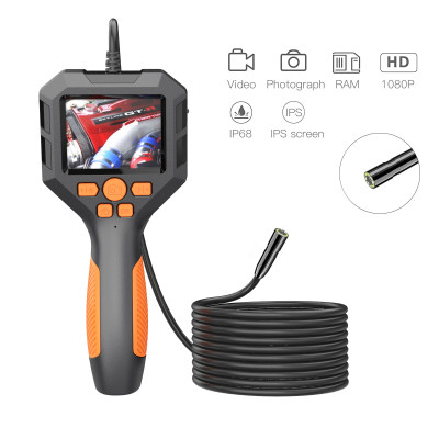 ROGTZ - Camera nội soi P10 Chống nước IP68 Màn hình IPS 2.8 inch Đường kính camera 3.9mm Độ phân giải cao 1080p 8 đèn LED Đa ngôn ngữ  Pin lithium dung lượng cao 3.7V 2600mAh Nhà xưởng Y tế Cầm tay Ô tô Nhà cửa Hàng Chính Hãng