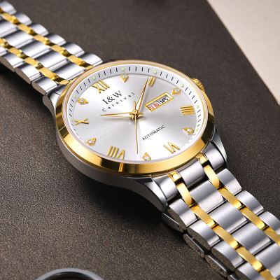 Đồng hồ nam chính hãng IW CARNIVAL IW679G-1 Kính sapphire ,chống xước ,Chống nước 30m ,Bảo hành 24 tháng,Máy cơ (Automatic),dây kim loại thép không gỉ 316L, thiết kế đơn giản dễ đeo