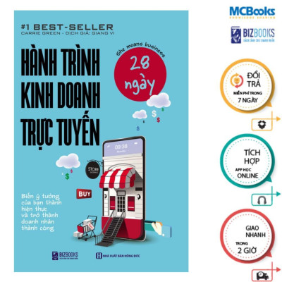 Sách - Hành Trình Kinh Doanh Trực Tuyến 28 Ngày - MCBooks