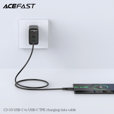 Cáp Acefast Type C to Type C dài 1.2m - C3-03 Hàng chính hãng Acefast