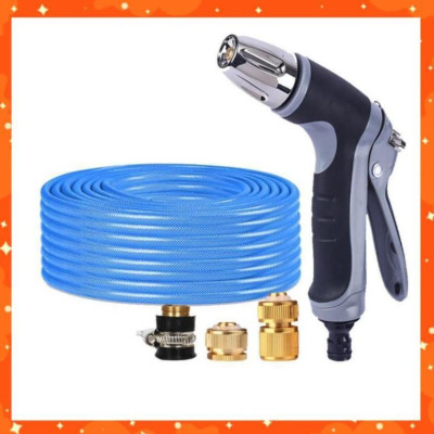 Vòi phun xịt rửa xe, tưới cây chuyên nghiệp 20m 206817 (cút đồng nối đồng) 