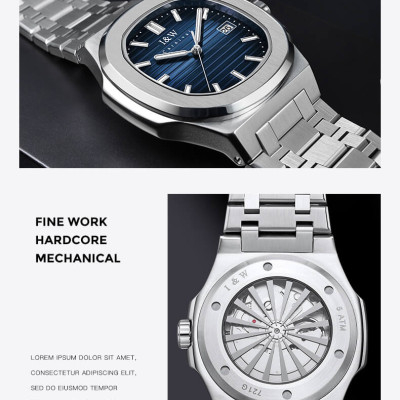 Đồng hồ nam chính hãng IW Carnival IW721G-10,kính sapphire,chống xước,chống nước 50m,Bh 24 tháng,máy cơ (automatic)