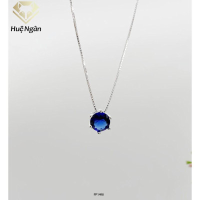 Dây chuyền bạc Ý 925 Huệ Ngân -Nụ đá PP1498