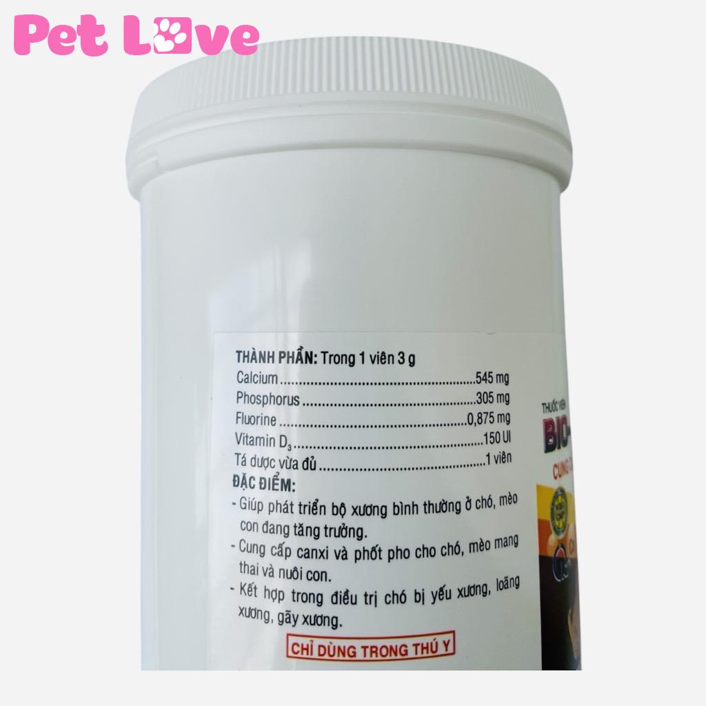 Hộp Bio Calci Pet Bổ Sung Canxi Và Khoáng Chất Cho Chó Mèo (30 viên, mẫu mới)