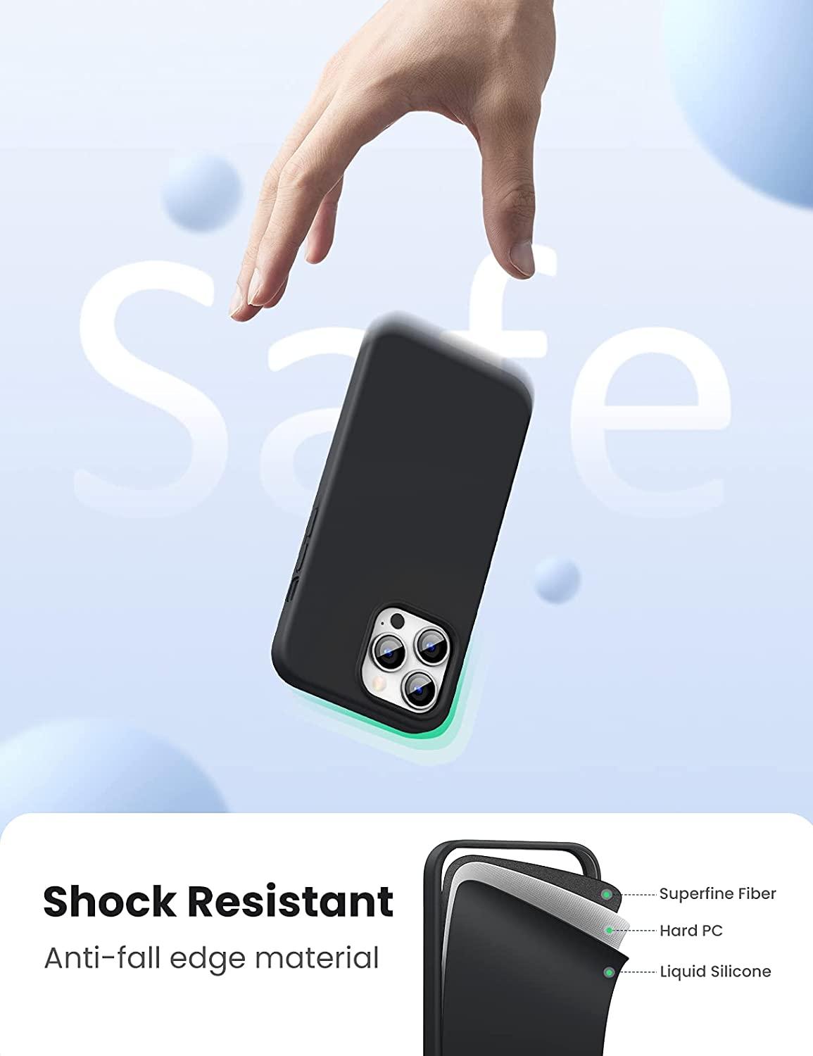 Ugreen UG80676LP545TK Navy Blue Silicone Ốp Lưng Iphone 13 Pro 6.1inch - HÀNG CHÍNH HÃNG
