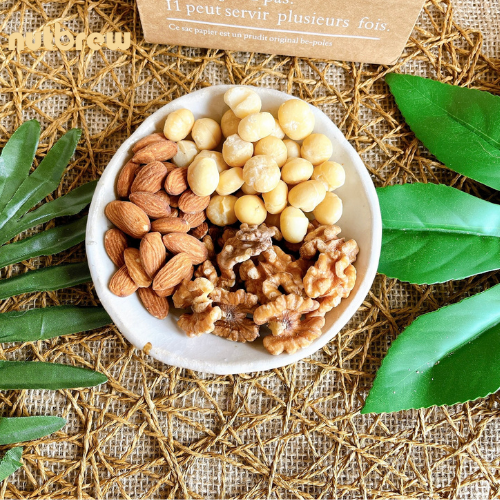 (HẠT DINH DƯỠNG) MIX 3 LOẠI HẠT SẤY ASTAR (Mắc Ca, Óc Chó, Hạnh Nhân) Túi 125gr
