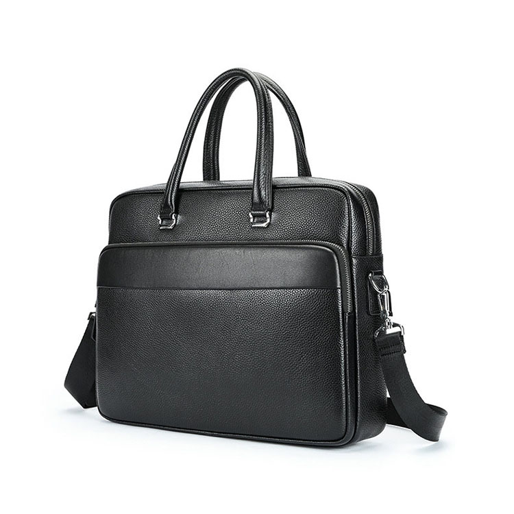 Cặp công sở nam da bò thật BAOHA LEATHER BHM9660 vừa laptop 15inch, phom cứng