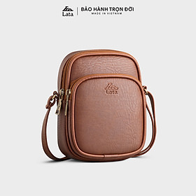 Túi Lata ( Thời trang nữ đựng điện thoại mini - Túi đeo chéo da HN117 )