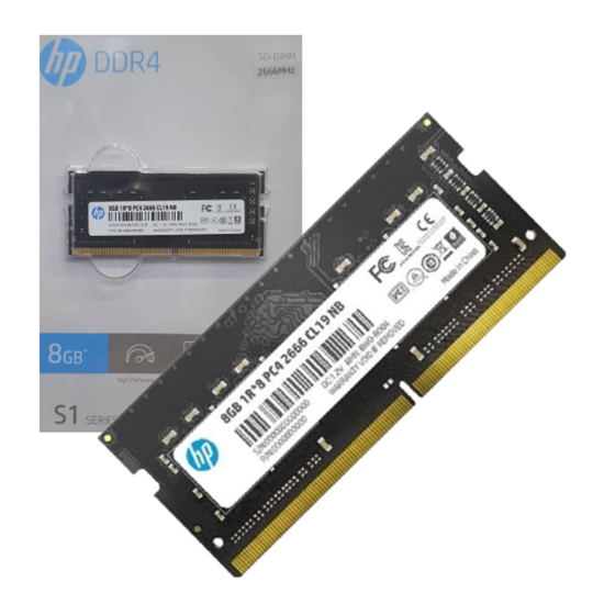 Bộ nhớ RAM Laptop hiệu HP Model S1 DDR4 3200MHz SO-DIMM 16GB - Hàng Chính Hãng