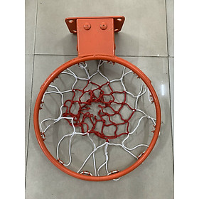Vành rổ thi đấu tiêu chuẩn phi 45cm nặng 7.5kg chắc chắn từ sắt đặc 2cm và có lò xo đàn hồi chống rung