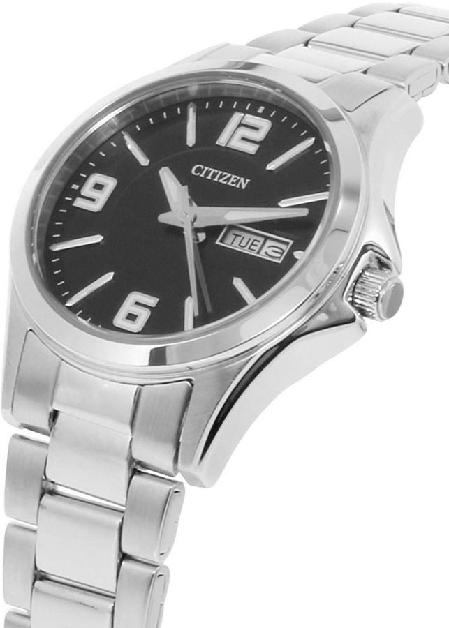 Đồng Hồ Nữ Citizen Dây Thép Không Gỉ EQ0591-56E - Mặt Đen