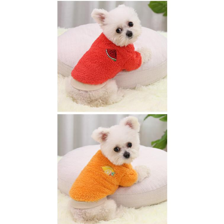 Quần áo cho Chó Mèo Vải Len, dày ấm áp, Mùa Thu Đông , Quần áo cho thú cưng
