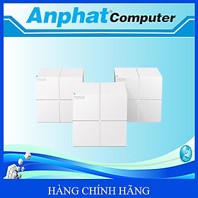 Hệ thống Wifi Nova Mesh cho gia đình Tenda MW6 Chuẩn AC 1200Mbps 3 pack - Hàng Chính Hãng
