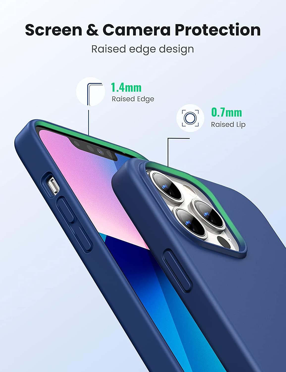 Ugreen UG80676LP545TK Navy Blue Silicone Ốp Lưng Iphone 13 Pro 6.1inch - HÀNG CHÍNH HÃNG