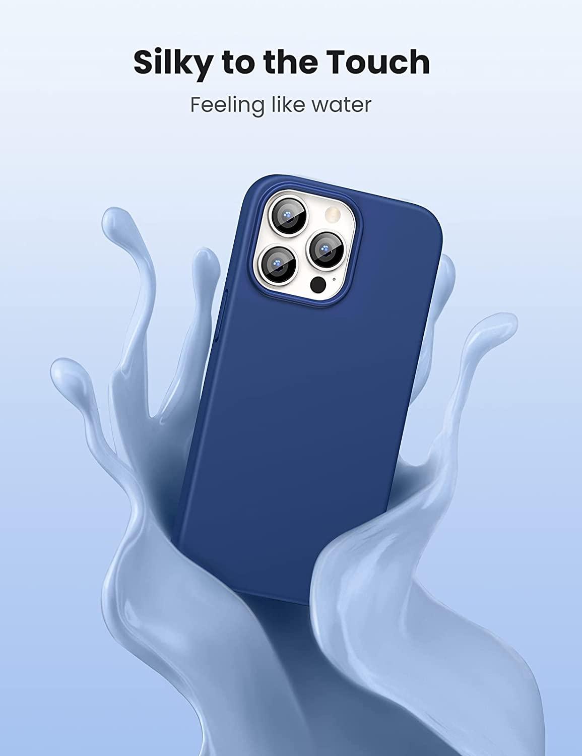 Ugreen UG80676LP545TK Navy Blue Silicone Ốp Lưng Iphone 13 Pro 6.1inch - HÀNG CHÍNH HÃNG