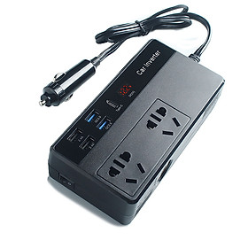 Bộ Chuyển Đổi Nguồn Điện DC 12V Sang AC 110V/220V 200W - Hàng Nhập Khẩu