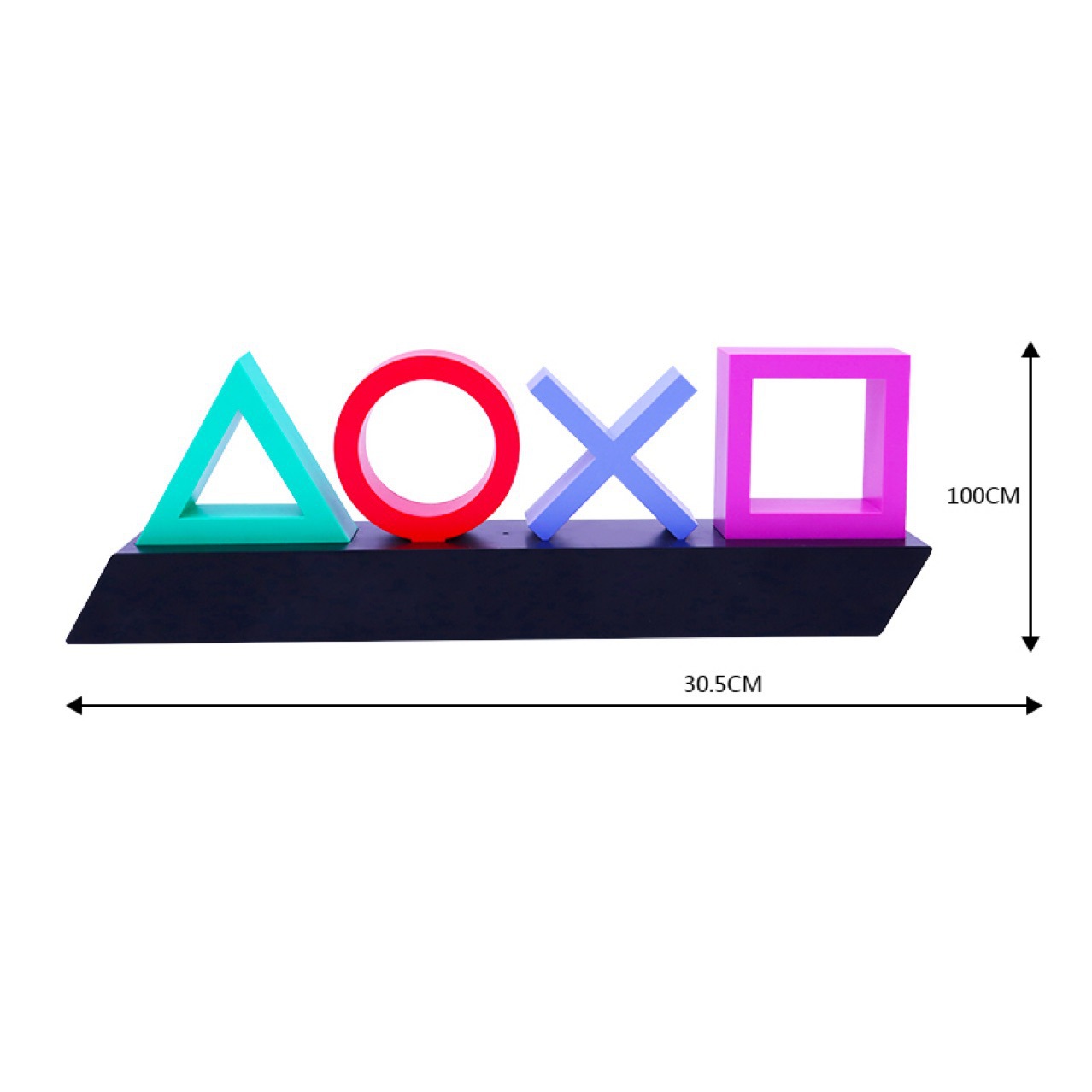 Đèn Led PS icon light nháy theo nhạc siêu đẹp , decor trang trí góc vi tính gaming của bạn hàng nhập khẩu