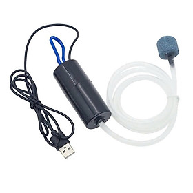 Máy Bơm Oxy Mini Bể Cá – Sủi Êm, Khí Mạnh, Cắm USB Tiện Dụng, Bền Bỉ Lâu Dài