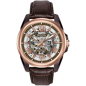 Đồng Hồ Nam Bulova Dây Da 98A165 - Mặt Trắng