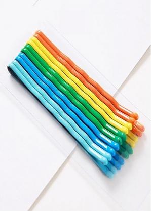 Set 8 kẹp tăm cầu vồng cực dễ thương, màu chọn ngẫu nhiên