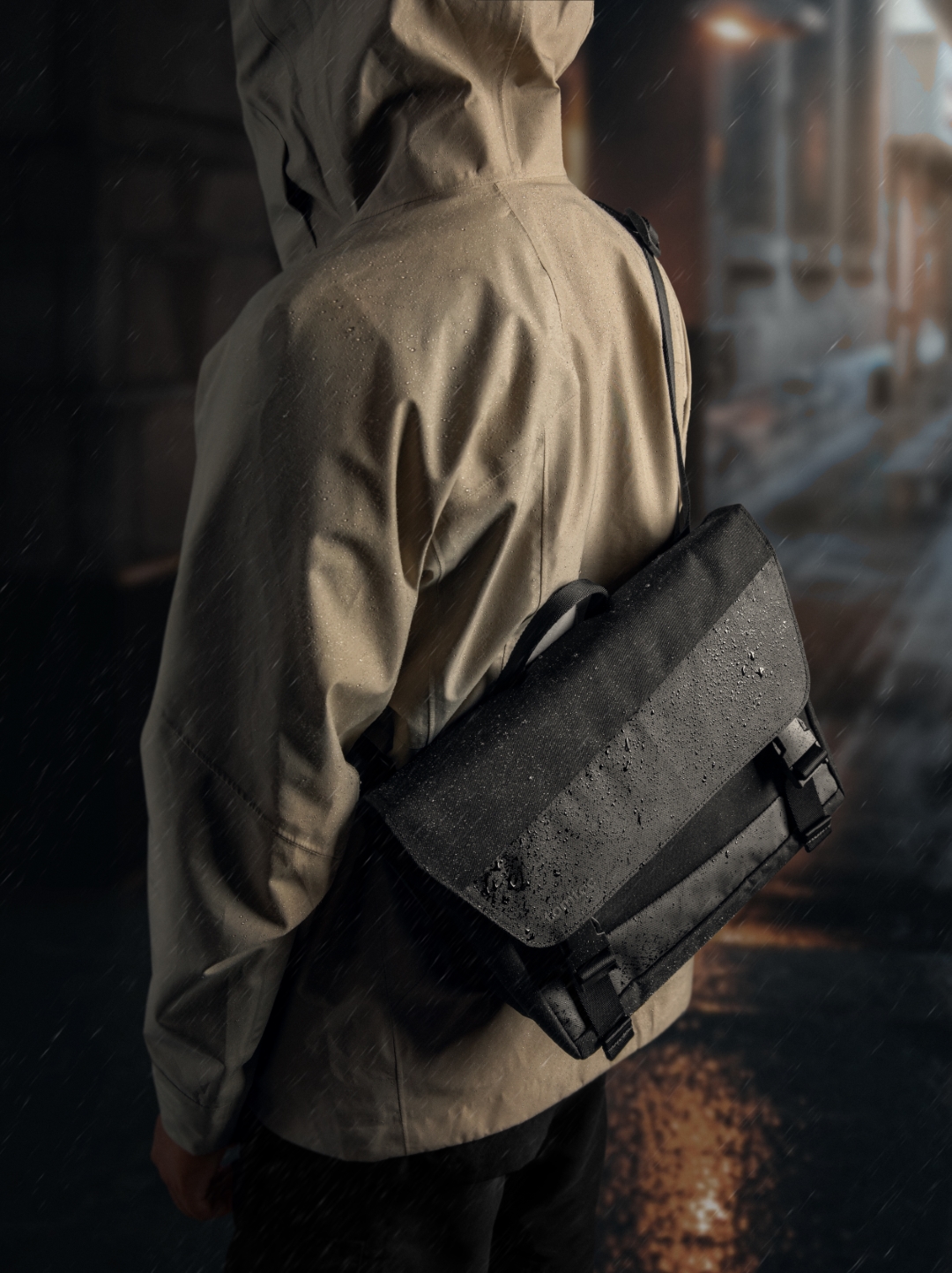 TÚI ĐEO CHÉO TOMTOC (USA) SLASH-T27 SHOULDER BAG METEORITE T27S1D1 - Hàng Chính Hãng