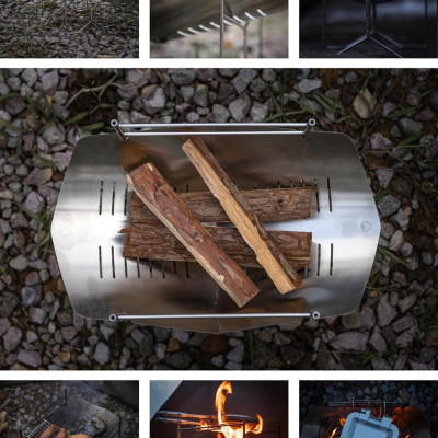 Bếp củi solo gấp gọn Campingmoon SOLO-A4