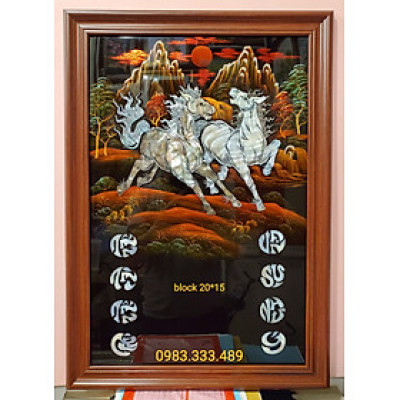 ĐỐC LỊCH SƠN MÀI KHẢM ỐC - SONG MÃ 