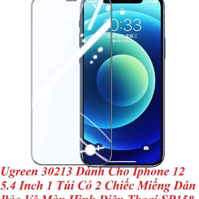 Ugreen UG30213SP158TK 2 chiếc Miếng dán cường lực cho điện thoại Iphone 12 5.4inch - HÀNG CHÍNH HÃNG